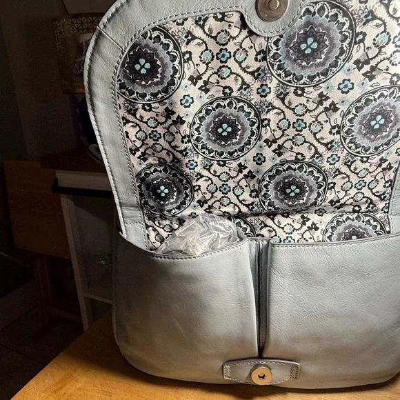 Vera Bradley leather Gallatin carryall Carson - Picture 7 of 10